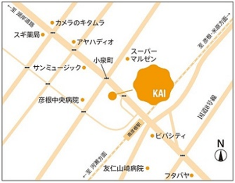 かい鍼灸整骨院マップ
